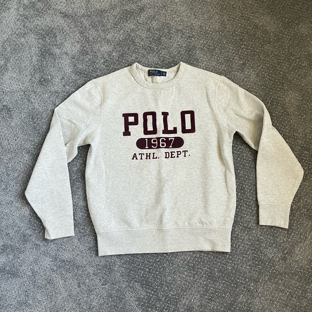 Polo Ralph Lauren 1967 ATHL. DEPT. size Small with burgandy patch